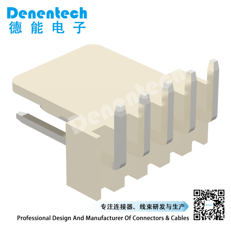 Denentech right angle DIP 4 pin 2.54MM wafer housing Wire to-Board connector